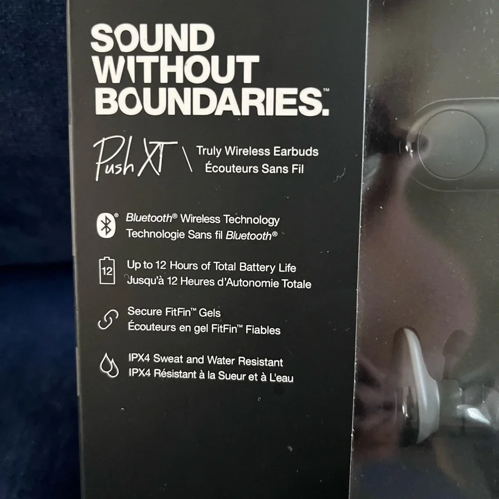 Skullcandy Push XT Wireless Earbuds - Black